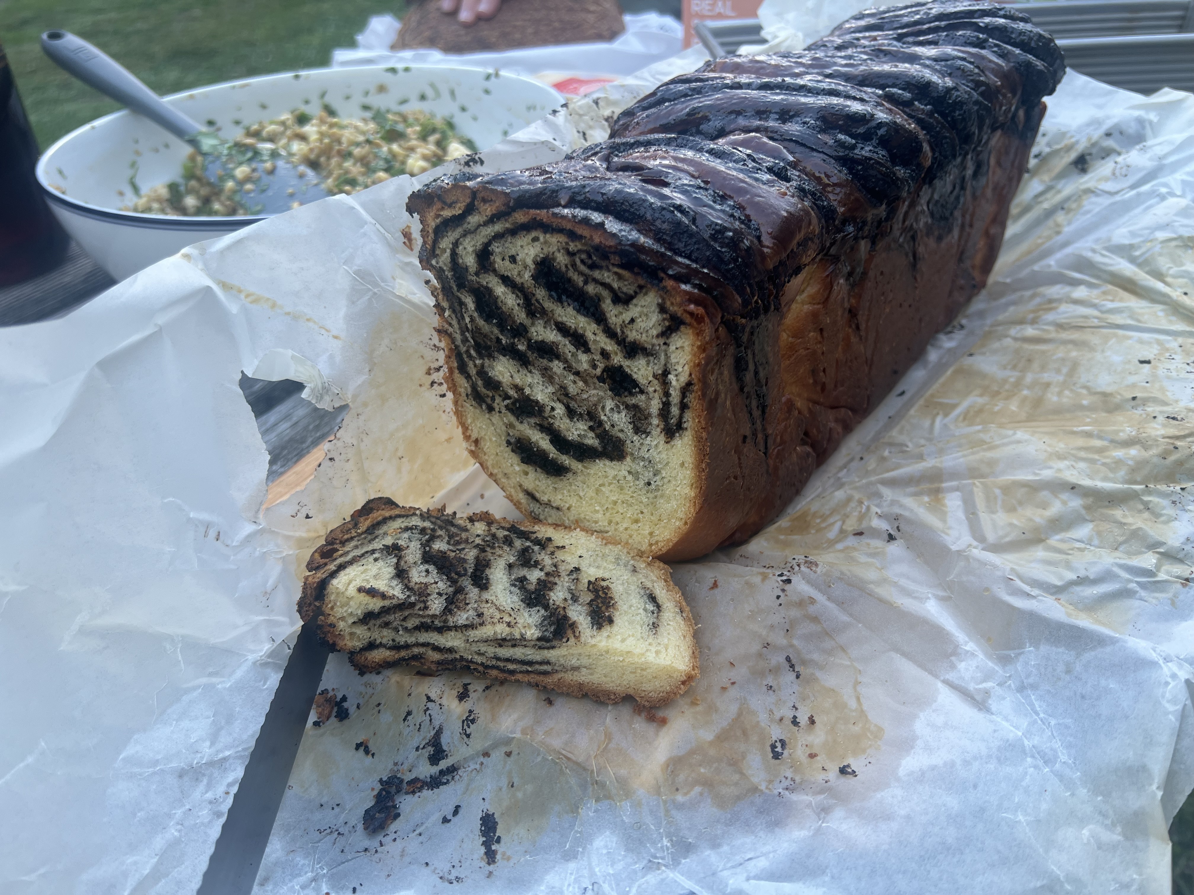 babka sliced