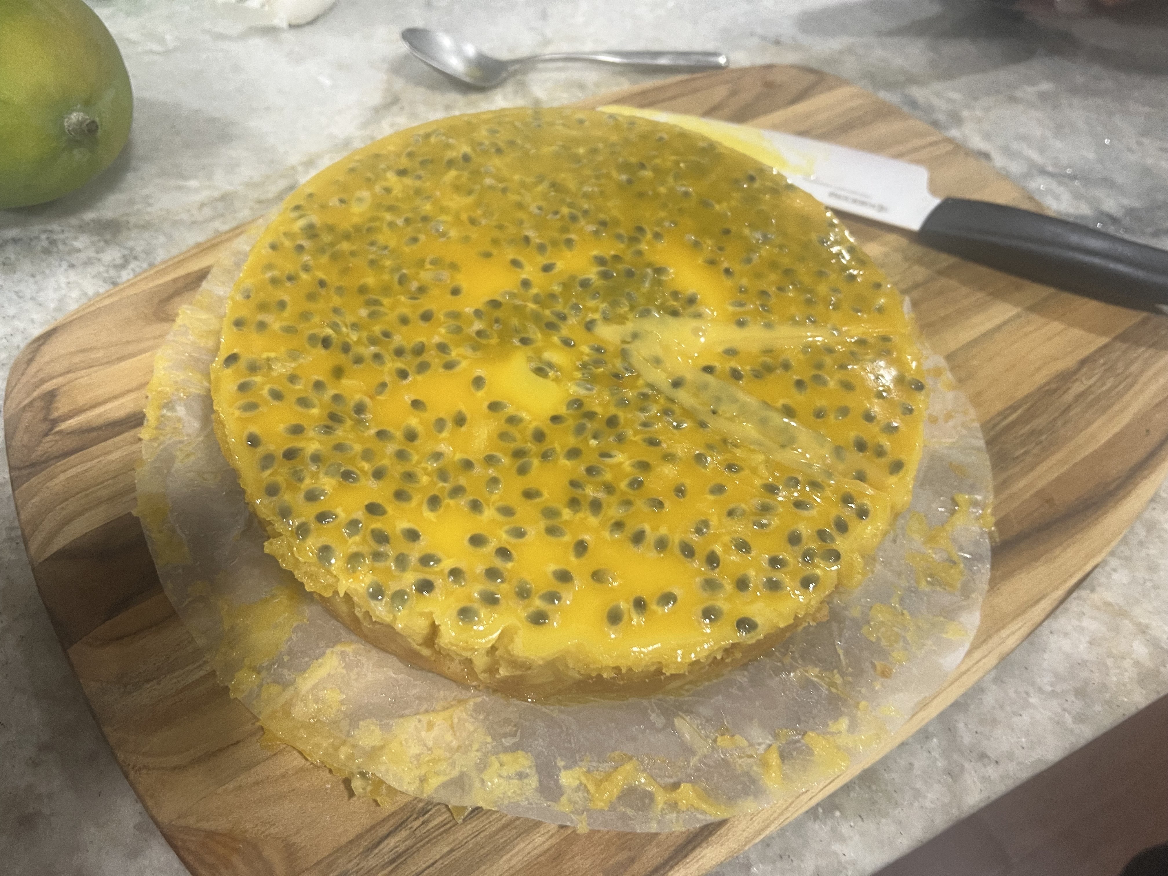 passionfruit tart