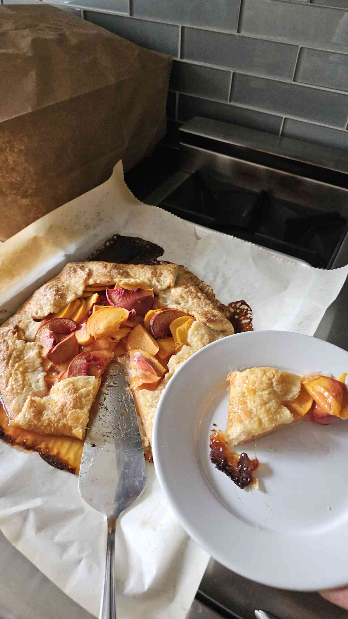 persimmon galette