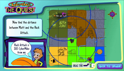 Cyberchase trilateration